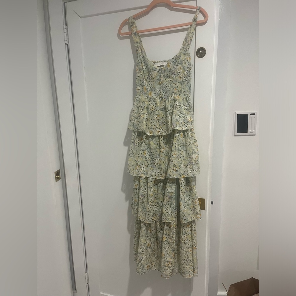 ASTR the label dress worn once
Has a high slit